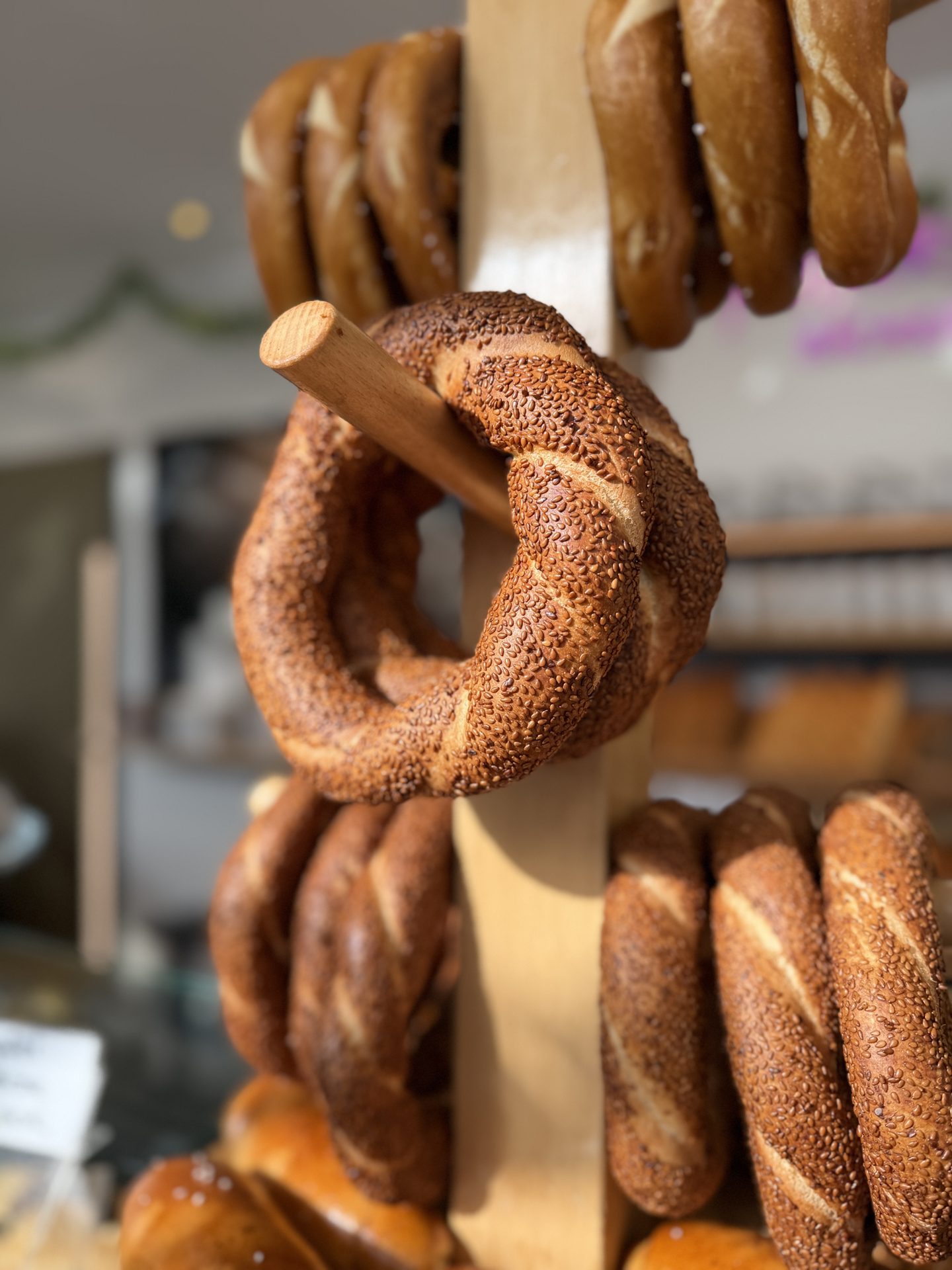 Frische Simit aus dem Ofen
